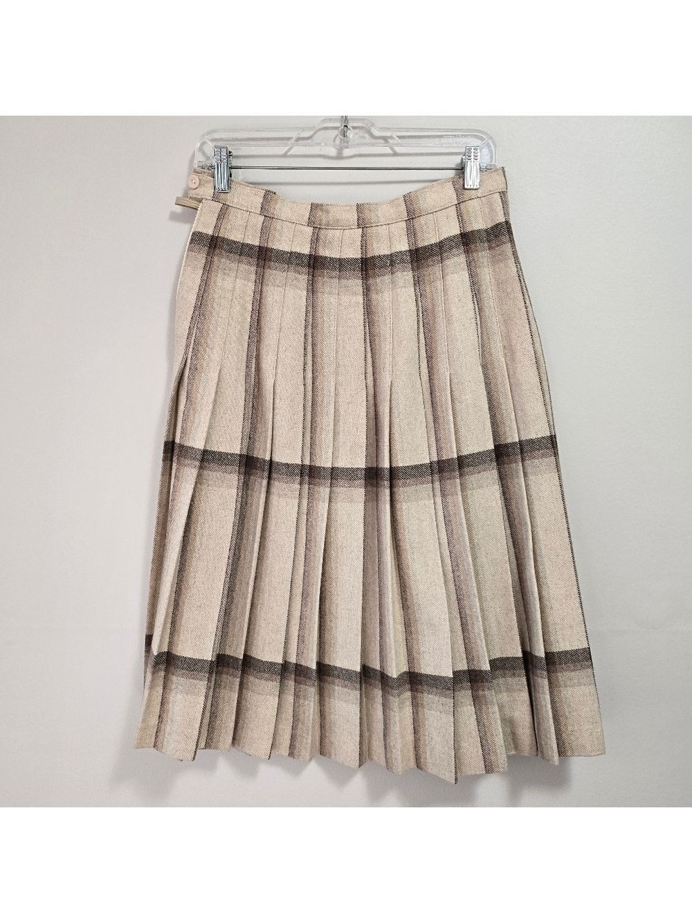 Vintage pleated wool blend size small